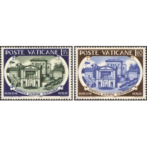 VATICANO - 1957 - 20° della Pontificia Academia Scientarum - 2 v.