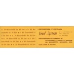ITALIA - 1957 - Libretto Vend System color arancio 10 x 10 L. XXXV FIERA DI MILANO - 1 libretto