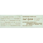 ITALIA - 1957 - Libretto Vend System color grigio 4 x 25 L. XXXV FIERA DI MILANO - 1 libretto