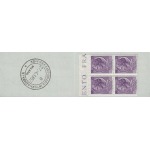 ITALIA - 1957 - Libretto Vend System color grigio 4 x 25 L. XXXV FIERA DI MILANO - 1 libretto