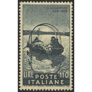 ITALIA - 1958 - 100° della nascita di Giovanni Segantini - 1 v.