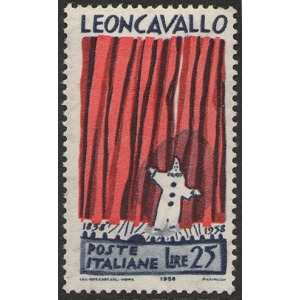 ITALIA - 1958 - 100° della nascita di Ruggero Leoncavallo - 1 v.