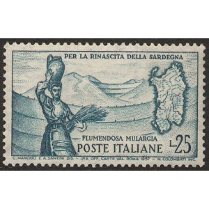 ITALIA - 1958 - Impianti idroelettrici del Flumendosa - 1 v.