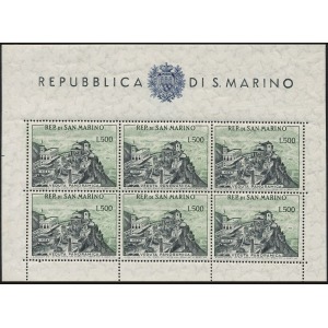 SAN MARINO - 1958 - Veduta - 1 BF