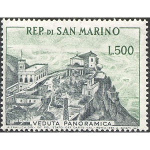 SAN MARINO - 1958 - Veduta - 1 v. da BF