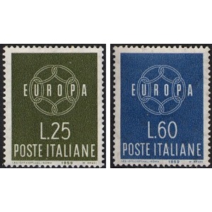 ITALIA - 1959 - Europa - 2 v.