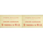 ITALIA - 1959 - Libretto Poste Italiane su entrambe le facciate 10 x 10 L. - 1 libretto