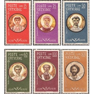 VATICANO - 1959 - Martiri delle persecuzioni di Valeriano - 6 v.