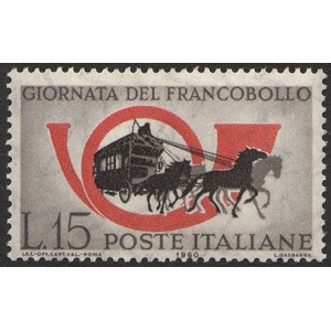 ITALIA - 1960 - 2° Giornata del Francobollo -1 v.
