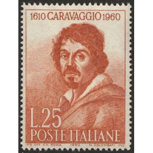 ITALIA - 1960 - 350° della morte di Michelangelo Merisi, detto il Caravaggio - 1 v.