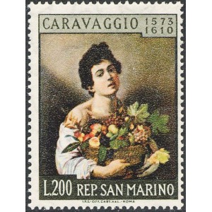 SAN MARINO - 1960 - 350° della morte di Michelangelo Merisi, detto il Caravaggio - 1 v.