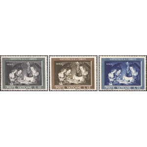 VATICANO - 1960 - Natale - 3 v.
