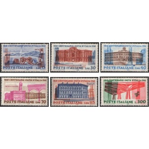 ITALIA - 1961 - 100° dell'Unità d'Italia - 6 v.
