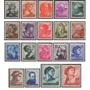 ITALIA - 1961 - Michelangiolesca - 19 v.