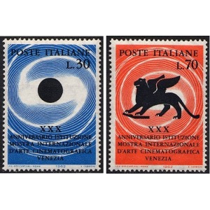 ITALIA - 1962 - 30° della Mostra del Cinema di Venezia - 2 v.