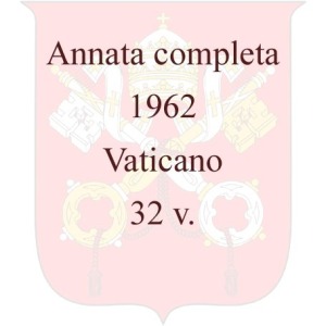 VATICANO - 1962 - Annata completa - 32 v.