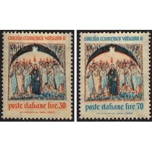 ITALIA - 1962 - Concilio Ecumenico Vaticano II - 2 v.