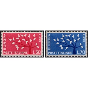 ITALIA - 1962 - Europa - 2 v.