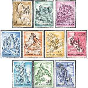 SAN MARINO - 1962 - Sport alpinistici - 10 v.