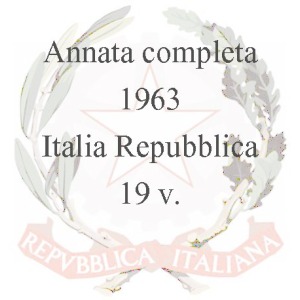 ITALIA - 1963 - Annata completa - 19 v.
