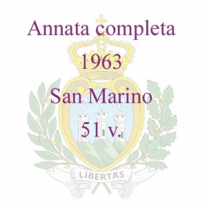 SAN MARINO - 1963 - Annata completa - 51 v.