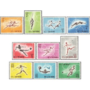 SAN MARINO - 1963 - Preolimpica - 10 v.
