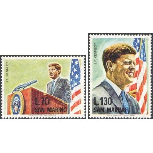 SAN MARINO - 1964 - John Fitzgerald Kennedy - 2 v.