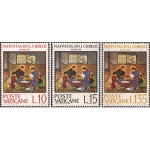 VATICANO - 1964 - Natale - 3 v.