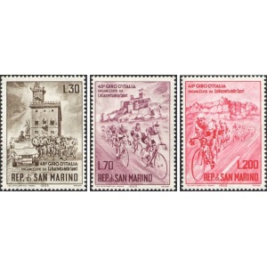 SAN MARINO - 1965 - Giro ciclistico d'Italia - 3 v.