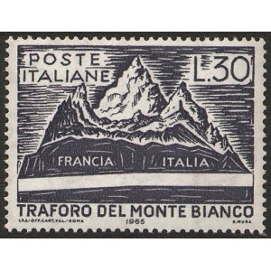 ITALIA - 1965 - Inaugurazione del traforo del Monte Bianco - 1 v.