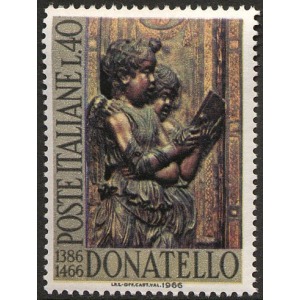 ITALIA - 1966 - 500° della morte di Donatello - 1 v.