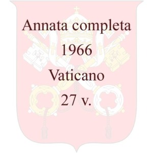 VATICANO - 1966 - Annata completa - 27 v.