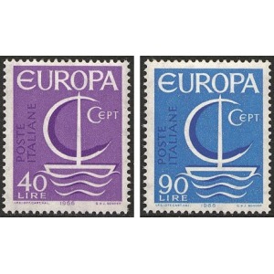 ITALIA - 1966 - Europa - 2 v.