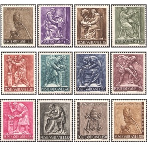 VATICANO - 1966 - Il lavoro dell'uomo + Espressi - 12 v.