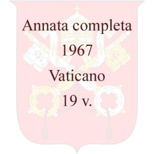VATICANO - 1967 - Annata completa - 19 v.