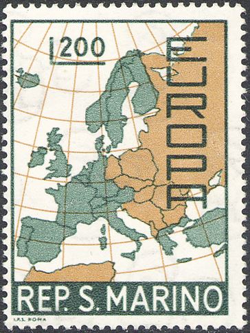 1967 Europa 1 v. San Marino SAN MARINO - 1967 - Europa - 1 v.