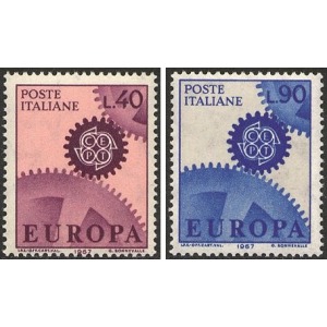 ITALIA - 1967 - Europa - 2 v.