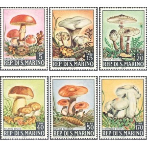 SAN MARINO - 1967 - Funghi - 6 v.