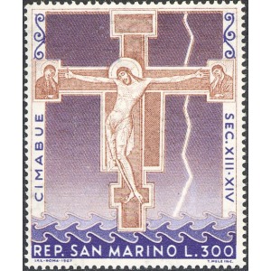 SAN MARINO - 1967 - La Crocefissione, dipinto del Cimabue - 1 v.