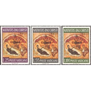 VATICANO - 1967 - Natale - 3 v.