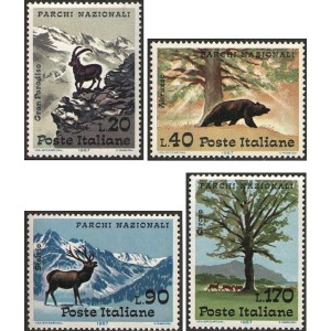 ITALIA - 1967 - Parchi Nazionali - 4 v.