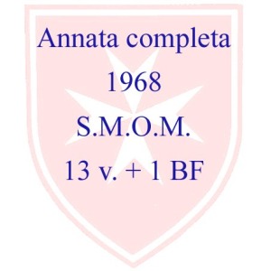 S.M.O.M. - 1968 - Annata completa - 13 v. + 1 BF