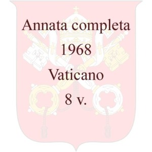 VATICANO - 1968 - Annata completa - 8 v.