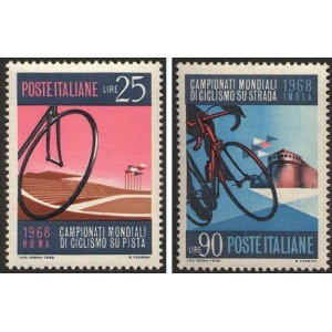 ITALIA - 1968 - Campionato mondiale di ciclismo - 2 v.