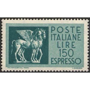 ITALIA - 1968 - Espresso: nuovo tipo 150 L. su carta fluorescente - 1 v.