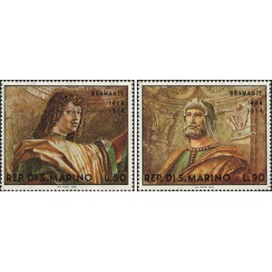 SAN MARINO - 1969 - Dipinti del Bramante - 2 v.