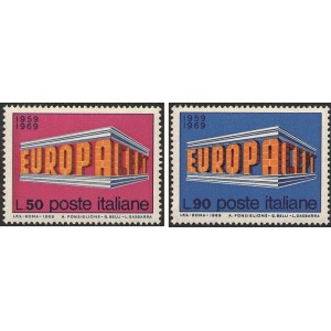 ITALIA - 1969 - Europa - 2 v.