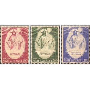VATICANO - 1969 - Pasqua - 3 v.