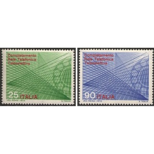 ITALIA - 1970 - Completamento della teleselezione telefonica - 2 v.