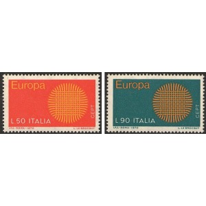 ITALIA - 1970 - Europa - 2 v.